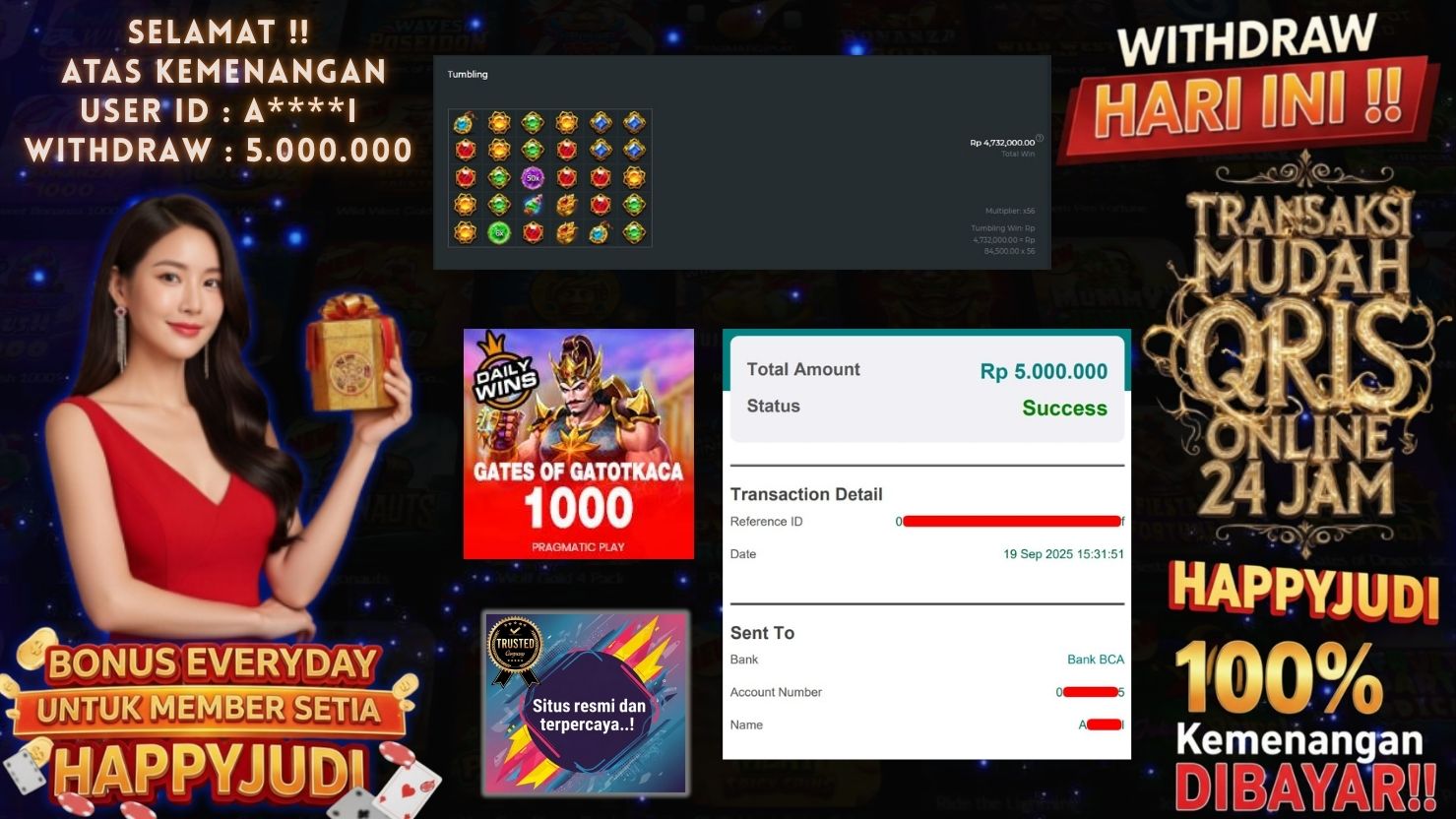 HAPPYJUDI JACKPOT SLOT GATES OF GATOTKACA 1000